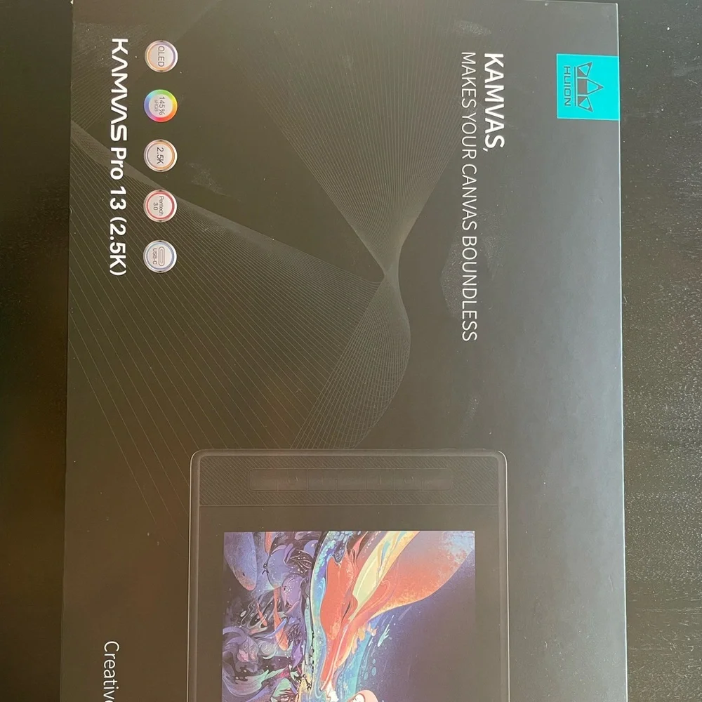 New! Huion Kamvas Pro 13(2.5k) drawing tablet